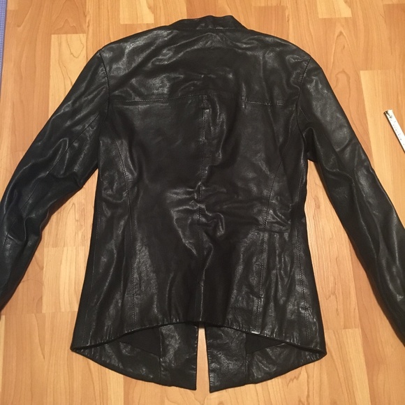 All Saints Arlo Leather Jacket US 0 - Picture 9 of 12